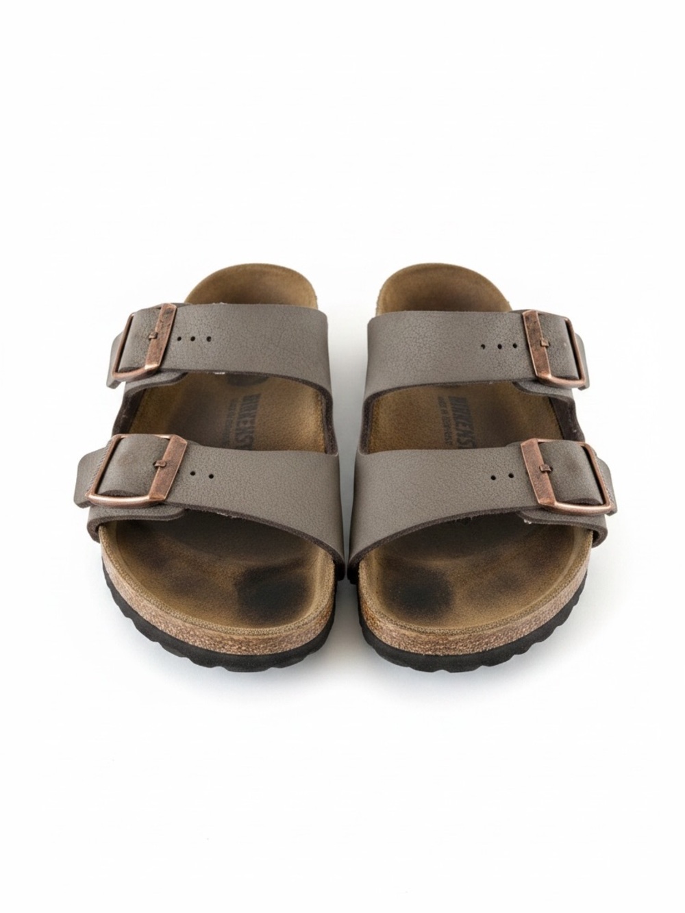 Birkenstock Arizona Kids Double Buckle Sandals Taupe Brown Size 29 (11-11.5)